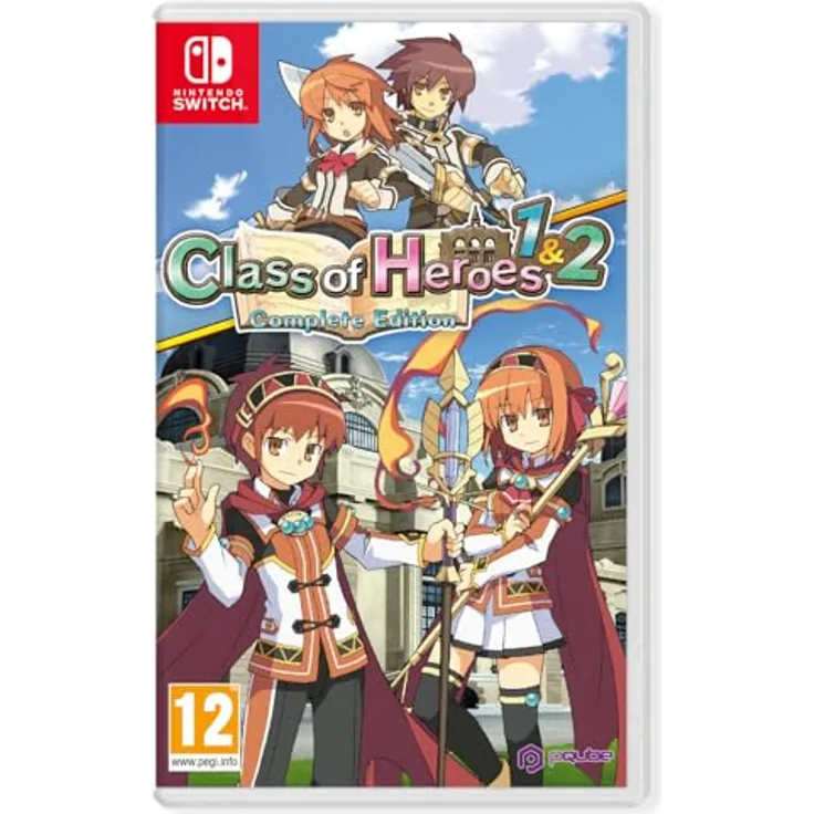 PQube Class of Heroes 1+2 [GRA SWITCH], Nintendo Switch Games mit Student Customisation und Dangerous Dungeons