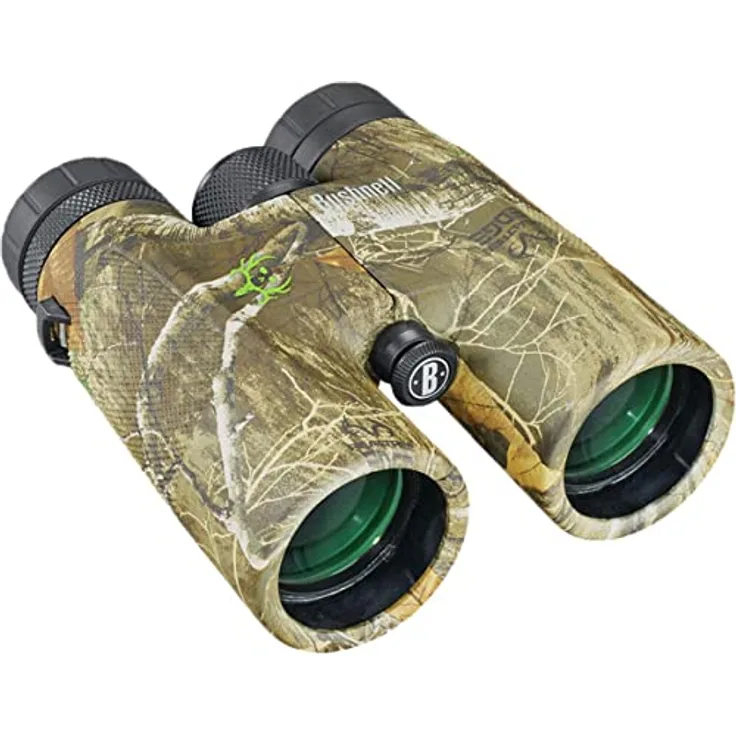 Bushnell PowerView 10x42, Fernglas mit kristallklarem Bild und natürlicher Farbwiedergabe