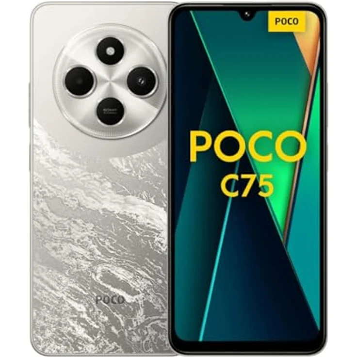 Xiaomi Poco C75 4G 6 GB/128 GB Gold Dual-SIM Smartphone mit 50 MP Hauptkamera – Bild 1