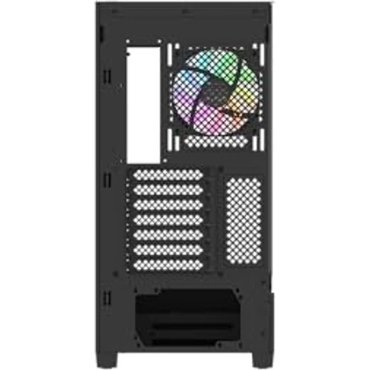 Thermaltake View 270 TG ARGB, Mid Tower Gehäuse mit Tempered Glass, ARGB-Lüfter und erweiterbarer Kühlung, schwarz – Bild 4