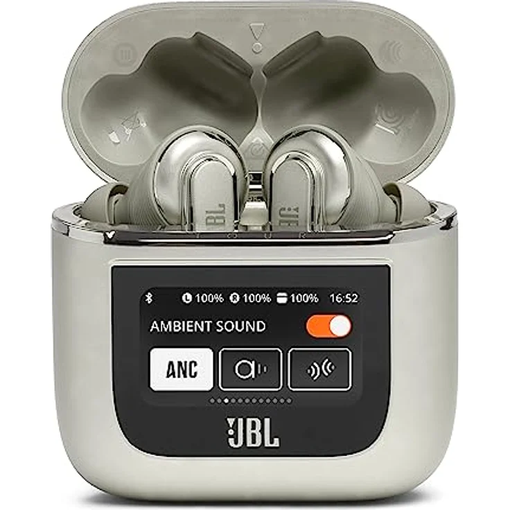 JBL Tour Pro 2 – True Wireless In-Ear Kopfhörer – Bluetooth Kopfhörer mit Active Noise Cancelling und Smart Ladecase in Champagner – Bis zu 40 Stunden Wiedergabezeit mit nur Einer Akkuladung – Bild 2