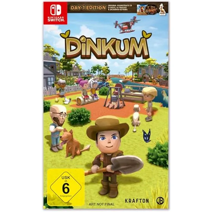 Krafton Dinkum Day-1 Edition - Nintendo Switch, inklusive Battlegrounds Costume Set und Original-Soundtrack-CD