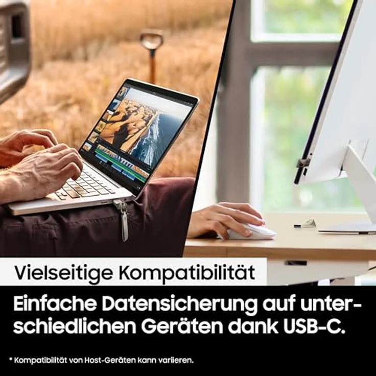 Samsung BAR Plus 128GB Typ-A 400 MB-s USB 3.1 Flash Drive Titan Gray (MUF-128BE4-APC) – Bild 4