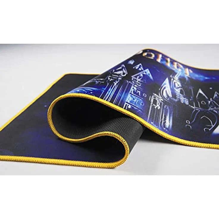 Harry Potter Hogwarts XXL-Mauspad, Polyvinylchlorid, 90 x 40 cm, offiziell lizenziert, rutschfester Untergrund, spritzwassergeschützte Kanten, glatte Oberfläche – Bild 4
