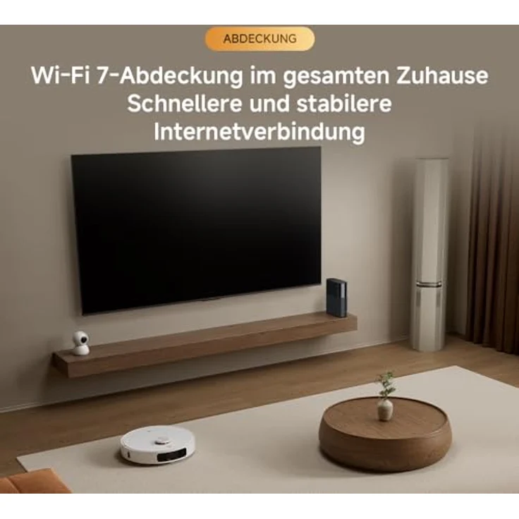 Xiaomi BE3600 Pro, Mesh Router 3er Pack mit Wi-Fi 7, Geschwindigkeiten bis zu 3570 Mbps, Grau – Bild 4