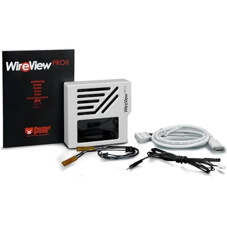 Thermal Grizzly WireView Pro II GPU 12V-2x6, Per-Pin-Strommessgerät für Grafikkarten, weiß – Bild 9