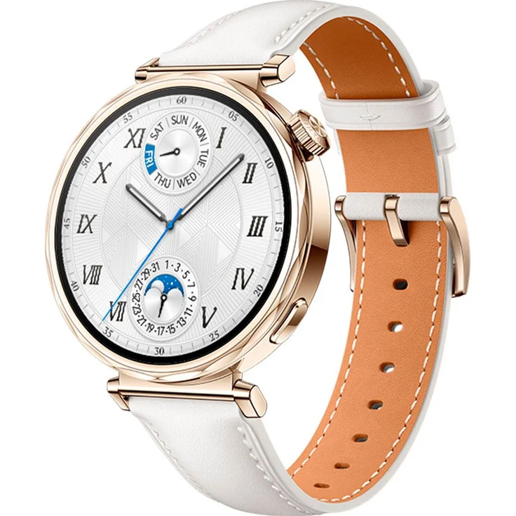 Huawei Watch GT5 41MM Smartwatch (3,35 cm/1,32 Zoll), AMOLED-Farbdisplay, Herzfrequenz- und Schlafüberwachung, 5 ATM Wasserdichtigkeit, 7 Tage Akkulaufzeit, Bluetooth-Anrufe, GPS, NFC, Metall-Lünette-Gehäuse, schwarz – Bild 1