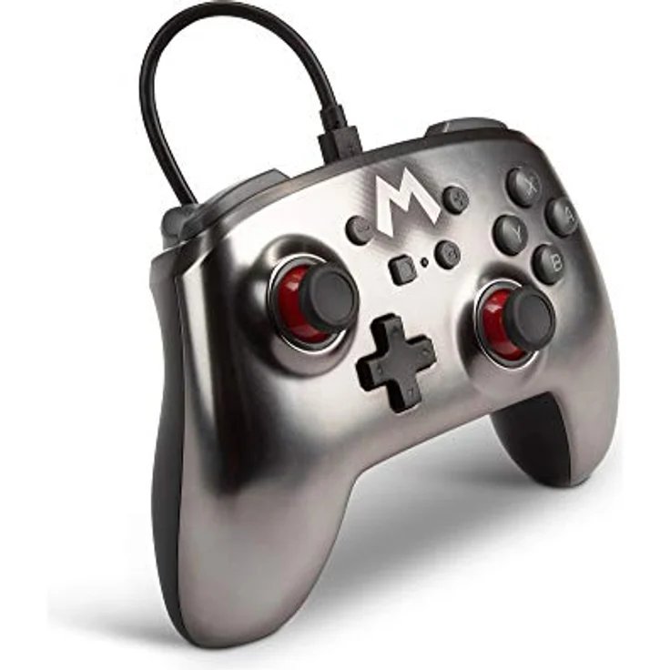 PowerA Enhanced Wired Controller - Silver Mario Silber (1517917-01) (Switch) – Bild 6