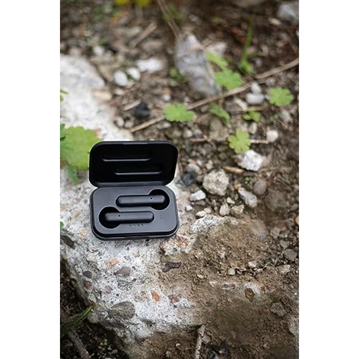 FOREVER TWE-110 Earp Bluetooth-Kopfhörer mit Ladetasche schwarz TWS Touch-Control Integriertes Mikrofon In-Ear Ohrhörer Kabellos Headset Mit Powerbank – Bild 5