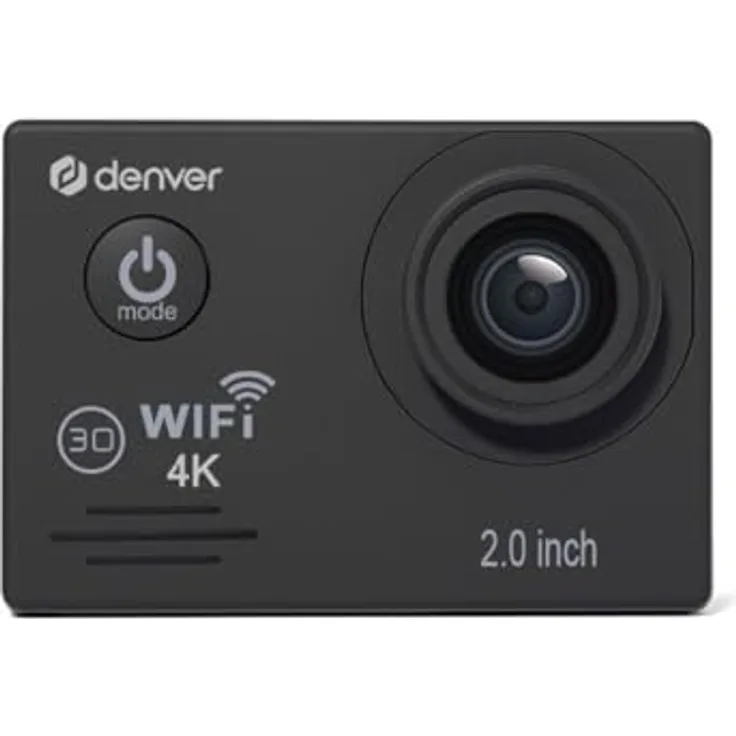 Denver Electronics Sportkamera ACK8064 Grau, mehrfarbig, 15 x 10 x 24 cm, Ref - S0459015 - Action-Cam mit exzellenter Qualität und bestem Preis-Leistungs-Verhältnis