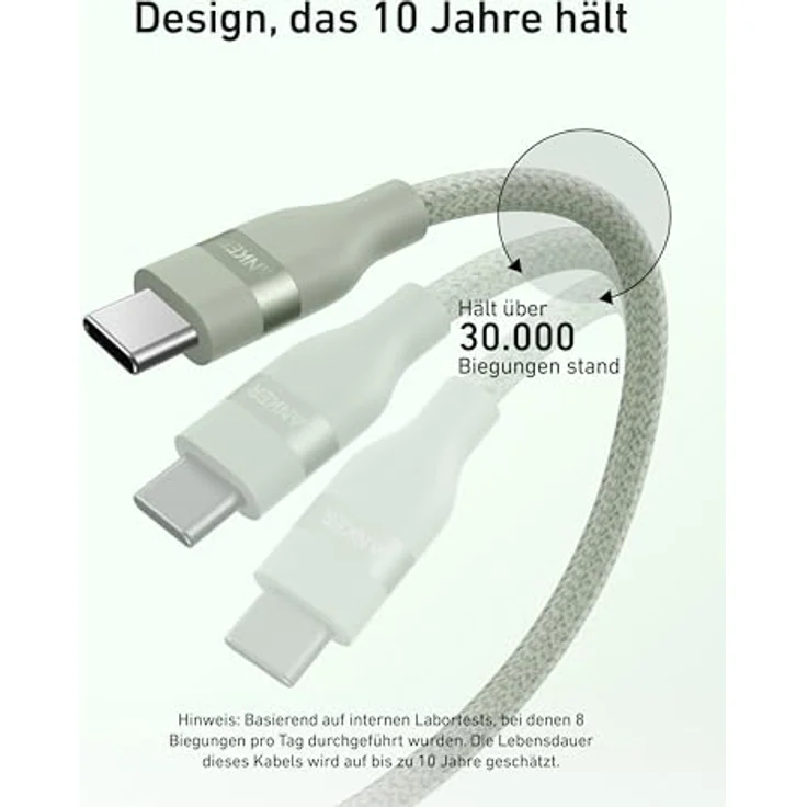 Anker Nano 240W USB C Kabel geflochten, flexibel, 1,8m – Bild 4