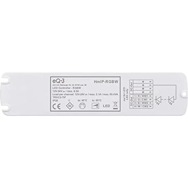 Homematic IP Smart Home LED Controller – RGBW, Lichtstimmung und Farbtemperatur individuell steuern, 157662A0 – Bild 4