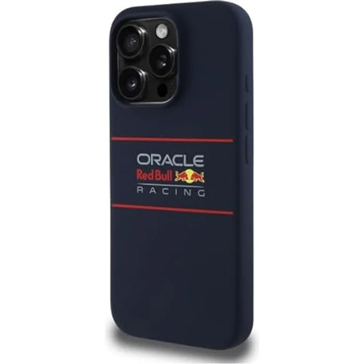CG MOBILE Red Bull RBHMP15X24SIHSRV Hülle für iPhone 15 Pro Max 6.7 Zoll, Marineblau, Lizenziert, Silicone mit horizontalem Logo, kompatibel mit MagSafe – Bild 2