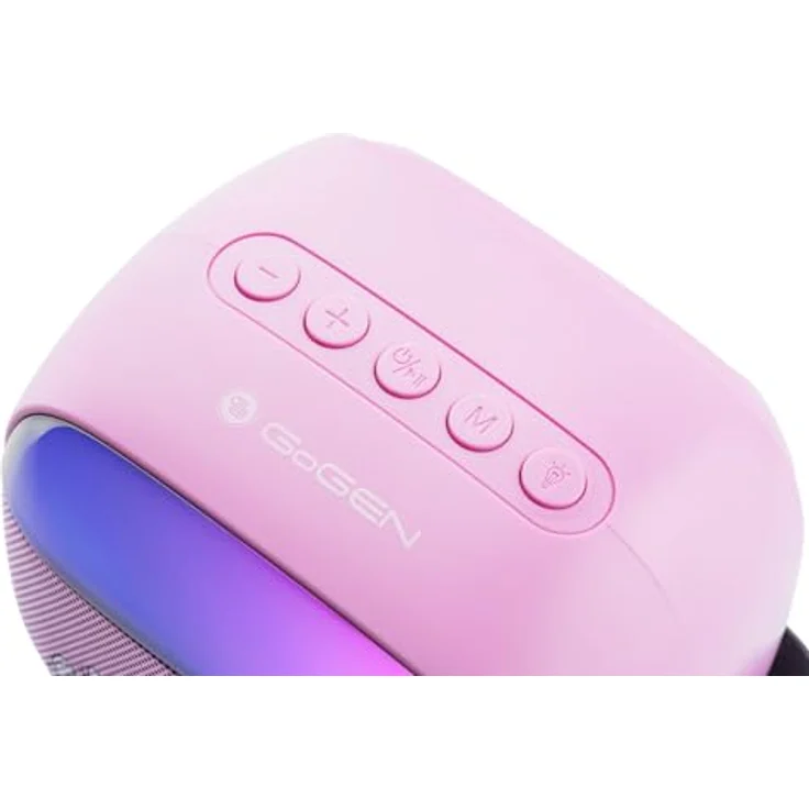 GoGen Bluetooth Lautsprecher, tragbarer Karaoke Lautsprecher mit 5 Stunden Akkulaufzeit, wasserdicht mit Stimmeffekten, 3,2 W Leistung – Bild 4