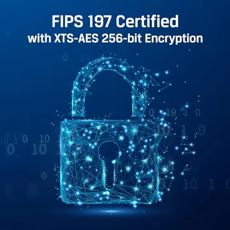 Kingston IronKey Vault Privacy 80 - Externe SSD - FIPS 197-zertifiziert mit XTS-AES-256-Bit-Verschlüsselung - Up to 230MB/s beim Lesen, 250MB/s beim Schreiben - IKVP80ES/3840G – Bild 3