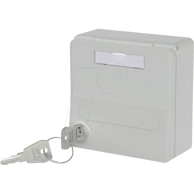 Metz Connect Gehäuse Aufputz für Keystone, IP-schutzklasse, grau, Aufnahme für zwei Modules (RJ45, LWL, KOAX)