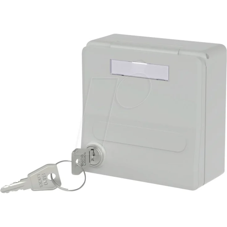 Metz Connect Gehäuse Aufputz für Keystone, IP-schutzklasse, grau, Aufnahme für zwei Modules (RJ45, LWL, KOAX)