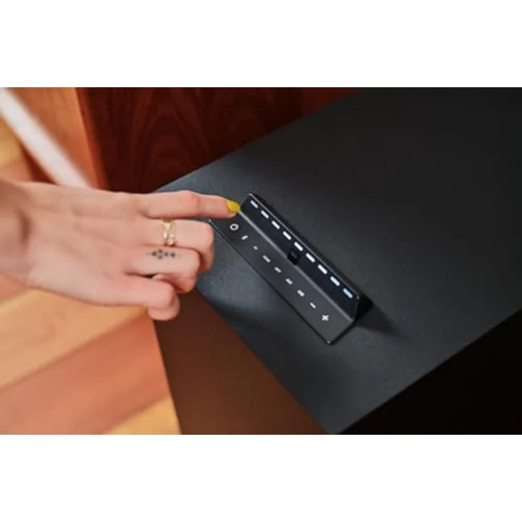 Teufel Concept 8 Mehrkanal Subwoofer mit Integrierter AV-Receiver, Bluetooth 5.0 Qualcomm aptX, USB-C-Soundkartenfunktion, schwarz – Bild 5