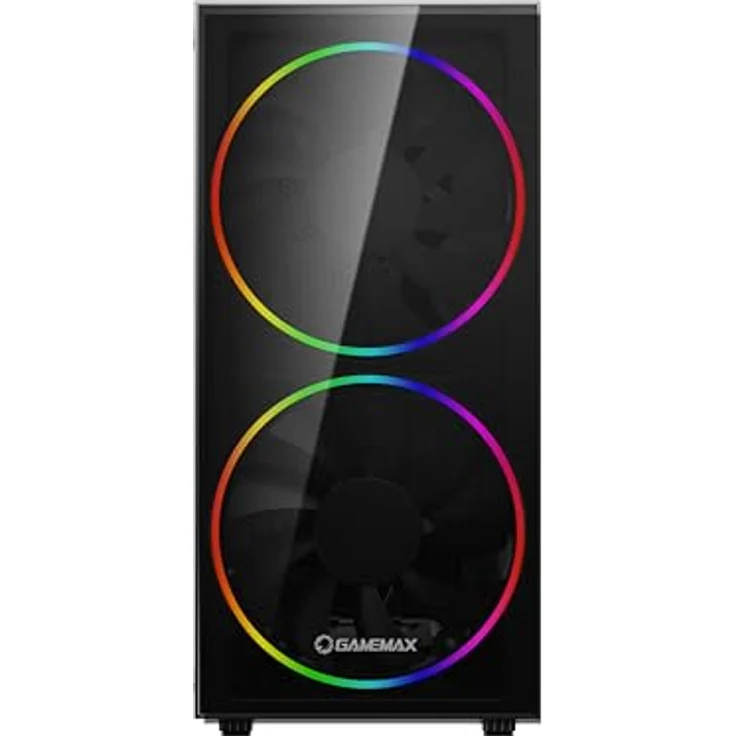 GameMax Black Hole 7815, Desktop-PC mit Ryzen 5 7500F, 16GB DDR5, 1TB SSD und RTX 5070 – Bild 4