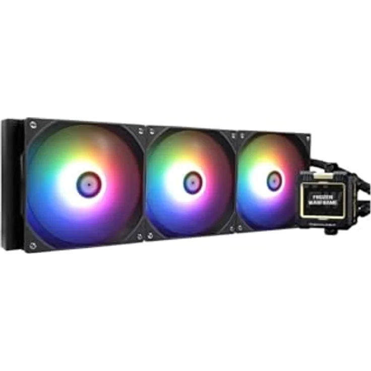 Thermalright Frozen Warframe Wasserkühlung, ARGB - 420mm CPU Wasserkühler, schwarz – Bild 1