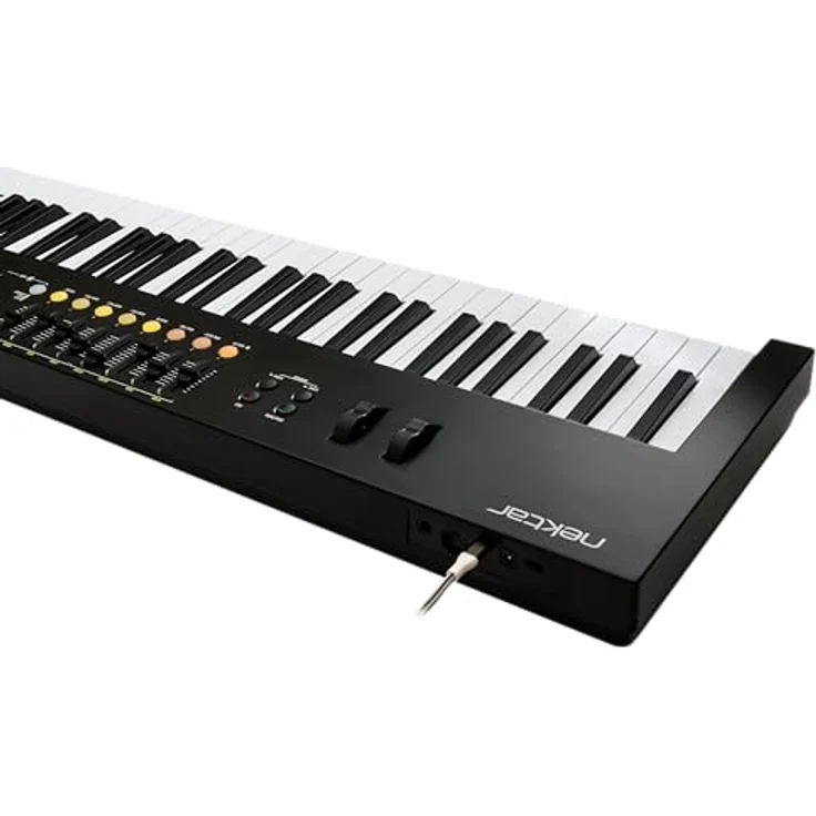 Nektar Impact LX mk3, 88-Tasten Midi-Controller mit halbgewichteten Tasten, 8 Fadern und DAW-Integration – Bild 4