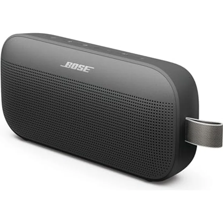 Bose SoundLink Flex Tragbarer Bluetooth-Lautsprecher (2. Gen.), Schwarz, bis zu 12 Stunden Akkulaufzeit, staub- und wasserdicht – Bild 1