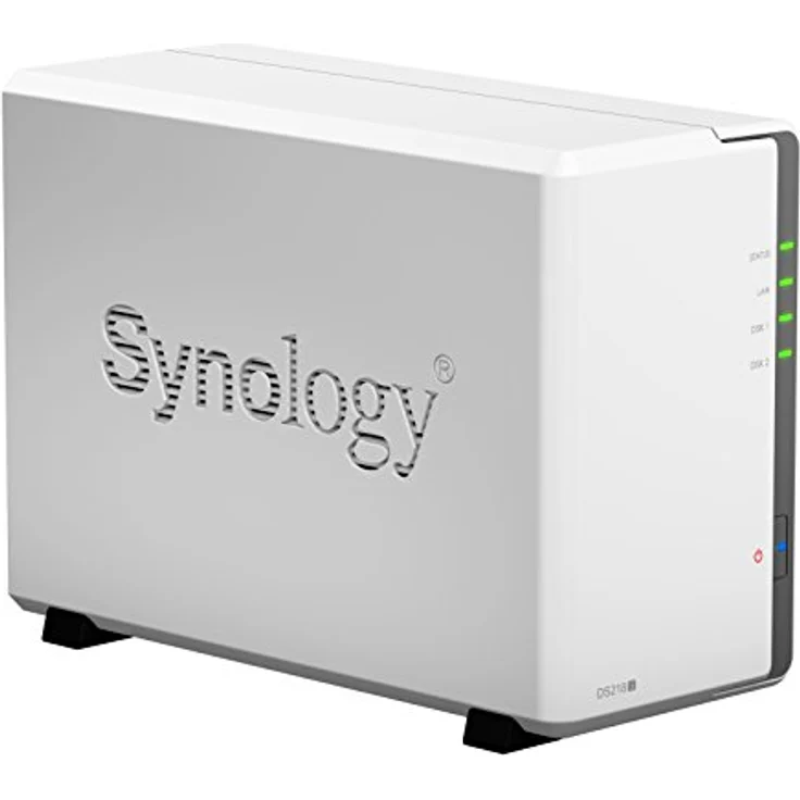 Synology DS218J-8TB-RED 8TB (2x 4TB WD Rot) 2 Bay Desktop NAS-Einheit – Bild 3