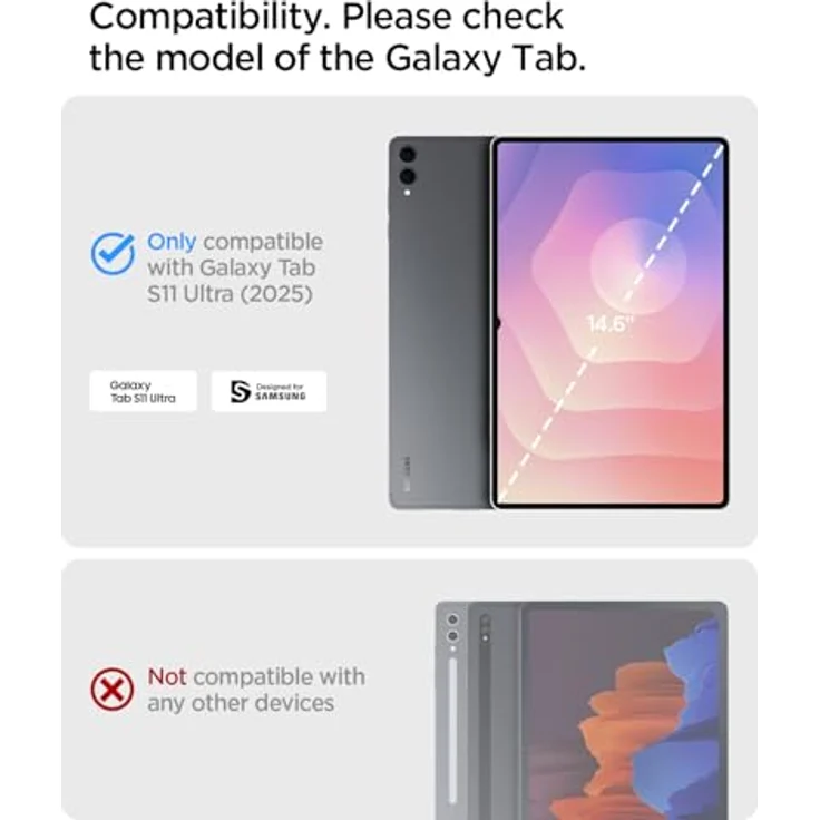 Spigen Rugged Armor Pro, Tablet-Hülle für Samsung Galaxy Tab S11 Ultra, Schwarz, Langanhaltender Schutz und modernes Design – Bild 2