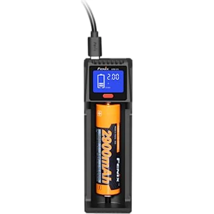 Fenix ARE-D1 Einschacht-Ladegerät für 21700 18650 26650 16340 14500 10440 (Li-ion Akkus) – Bild 3