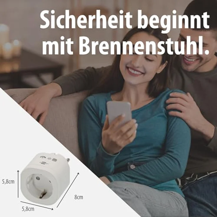 Brennenstuhl 1294880, Smarte Steckdose, WLAN, kabellos, weiß, 3680 W – Bild 9