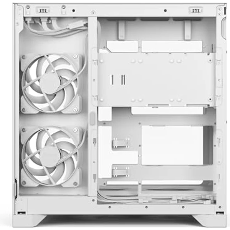 Fractal Design Pop 2 Vision RGB, Tower-Gehäuse mit Panorama-Glas, für Grafikkarten bis 412 mm, inklusive 4 Reverse-Blade-Lüfter, weiss – Bild 11