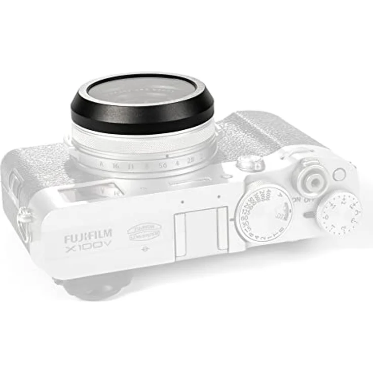 NiSi 49mm Black Mist 1/4 Filter für Fuji X70 / X100 / X100S / X100F / X100T / X100V - Schwarz – Bild 2