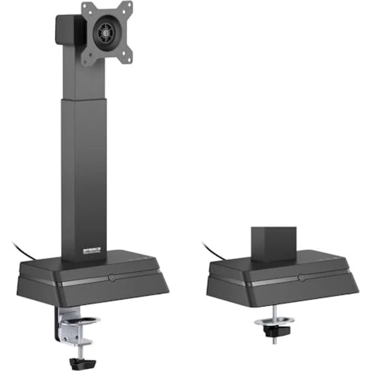 SpeaKa Professional SP-EMS-200, Motorisierter Monitor-Standfuß für 43,2 cm (17") - 81,3 cm (32"), Höhenverstellbar, Hochformat – Bild 2