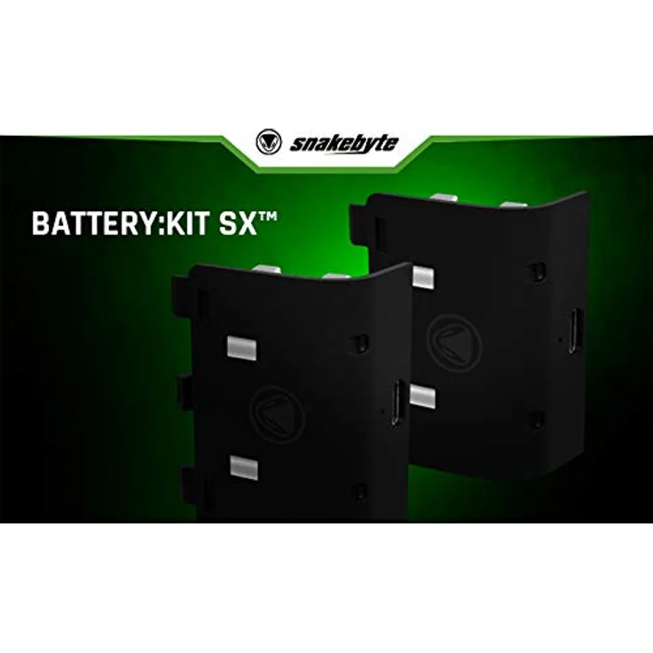 Snakebyte BATTERY:KIT SX, 2 AKKUS für XBOX Series X, schwarz – Bild 2