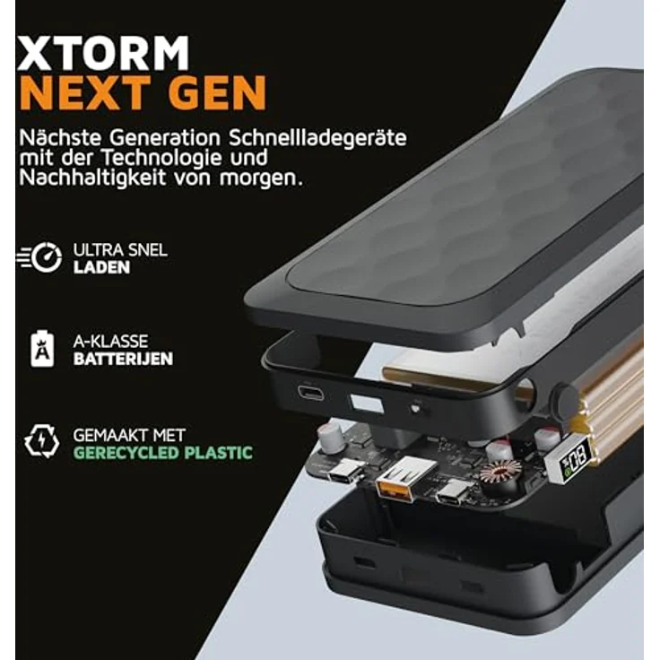 Xtorm Fuel Series 5, Powerbank mit 10000 mAh, 20 W USB-C Ausgang, Schwarz – Bild 8