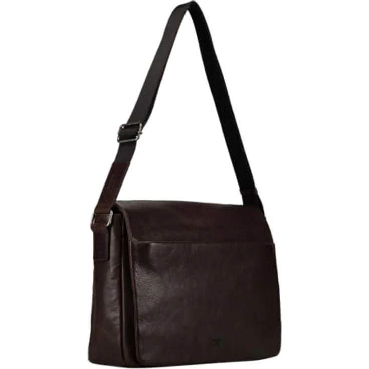 Jost Glasgow Aktentasche Leder mit RFID Schutz, 34 cm Laptopfach, braun – Bild 5
