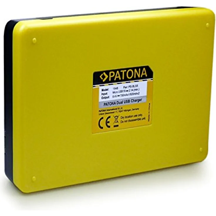 Patona USB Dual Ladegerät 1948 für Akku Olympus BLS-5 BLS-50 BLS-1 – Bild 4