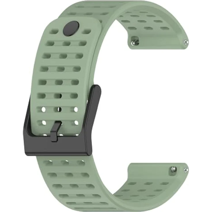 GIOPUEY Armband für SUUNTO Vertical/Vertical 2/Race/Race 2/Race S/5 Peak/9 Peak/9 Peak Pro, Weiches Silikon, Verschleißfest, Atmungsaktiv, Ersatzarmband - matcha green – Bild 2