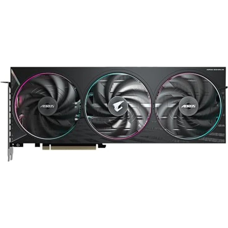 Gigabyte AORUS GeForce RTX 5060 Elite 8G Grafikkarte - 8GB GDDR7, 128bit, PCI-E 5.0, 2722 MHz Kerntakt, RGB Halo, WINDFORCE-Kühlsystem, Dual-BIOS – Bild 5