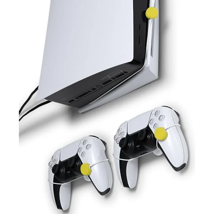 Floating Grip Soft Silicon Covers, Wandhalterungsschutz in Gelb für Gaming- & Konsolen-Zubehör – Bild 1