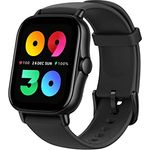 Amazfit [Version 2022] GTS 2 Smartwatch mit AMOLED Always-on Display, Bluetooth-Anrufe, 3 GB Musikspeicher, Sportuhr mit 90 Sportmodi, Herzfrequenz- und SpO2-Überwachung, Alexa, GPS, Schwarz