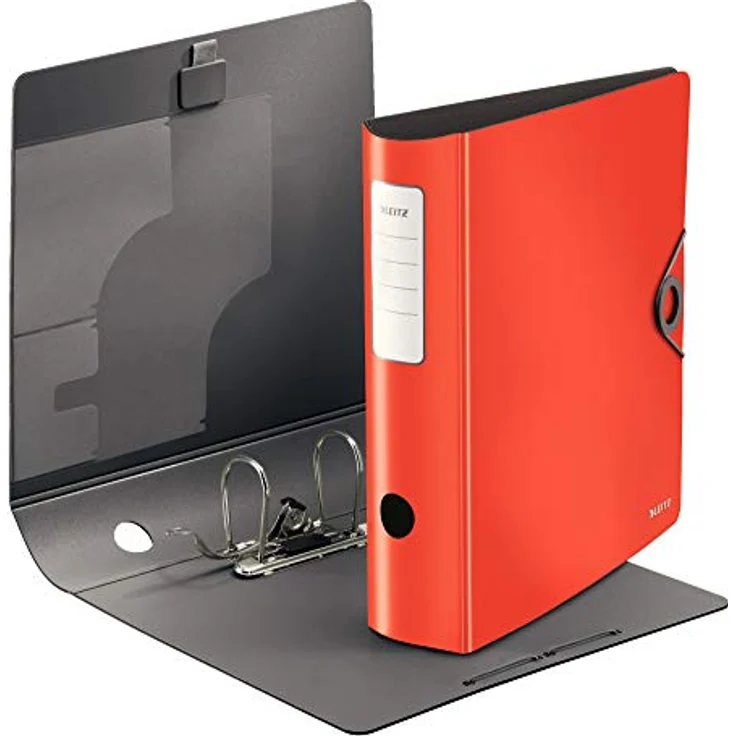 LEITZ Aktenordner 180° Active Solid 1047, Ordner breit, aufgeklebtes Rückenschild, wasser- und schmutzabweisend, Polyfoam, DIN A4, blau – Bild 3