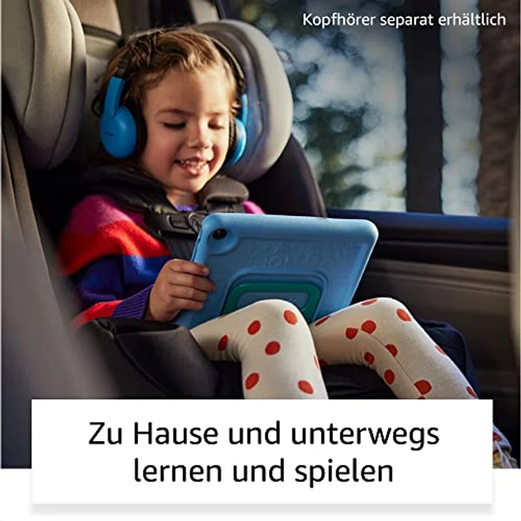 Amazon Fire 7 Kids (2022) inkl. Hülle (7", 16 GB, Blue), Tablet, Blau - Kindgerechtes Tablet mit USB-C Anschluss, microSD-Slot und 2-MP-Kamera – Bild 5