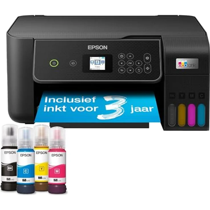 Epson EcoTank ET-2871 Schwarz, Multifunktionsdrucker mit EcoTank Technologie und hoher Druckauflösung – Bild 1