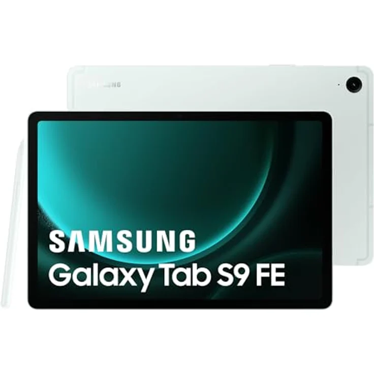 Samsung Galaxy Tab S9 FE Android-Tablet, Mit Stift (S Pen), Lange Akkulaufzeit, Simlockfrei ohne Vertrag, WiFi, 256 GB, Mint
