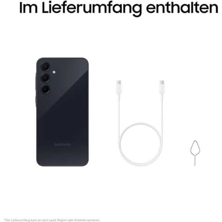 Samsung Galaxy A35 (128 GB, Awesome Navy, 6.60", SIM + eSIM, 50 Mpx, 5G), Smartphone, Schwarz – Bild 5