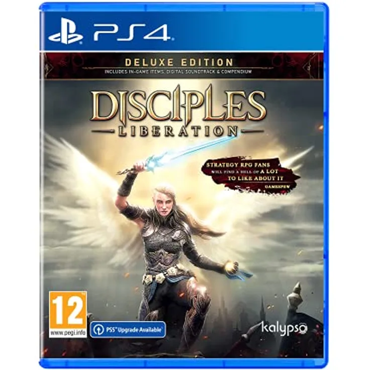 Kalypso Disciples Liberation Deluxe Edition (PS4) - Dunkles Fantasy-Epos mit über 80 Stunden Einzelspieler-Kampagne, 270+ Quests und 5 einzigartigen Endungen, rekrutierbare Fraktionen, Basisbau und herausfordernde Bosskämpfe
