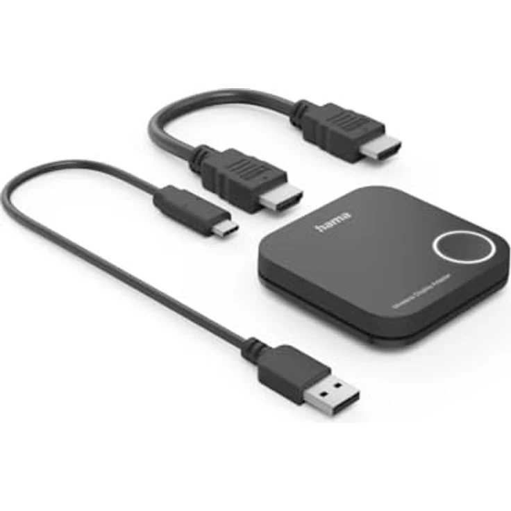 Hama Wireless Display Adapter, HDMI Adapter für kabellose Full HD 1080p Übertragung, 30m Reichweite, Plug & Play, inkl. HDMI- und USB-Kabel – Bild 4