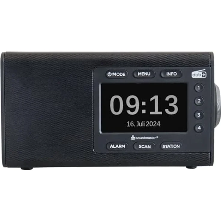 Soundmaster DAB900 Digitalradio mit DAB+ & UKW/FM, Bluetooth & Wecker, Schwarz – Bild 2