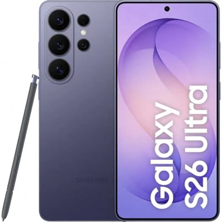 Samsung Galaxy S26 Ultra AI Smartphone, Android-Handy ohne Vertrag, 256 GB Speicher, Cobalt Violet – Bild 1